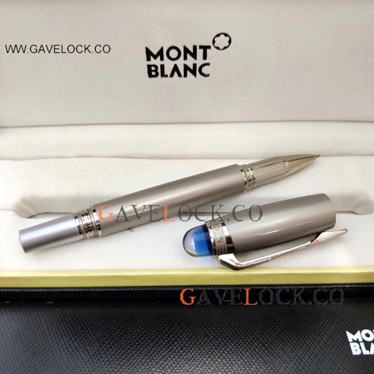 Mont blanc Starwalker Blue Planet Silver Rollerball pen